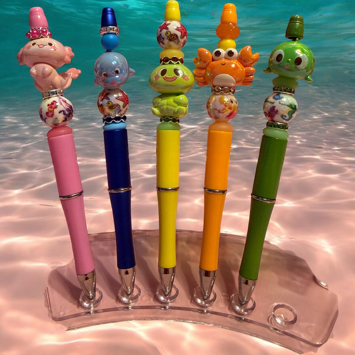 Beaded Pens-Sea Friends Collection
