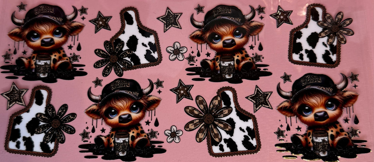 Cup Wraps-Highland Cows