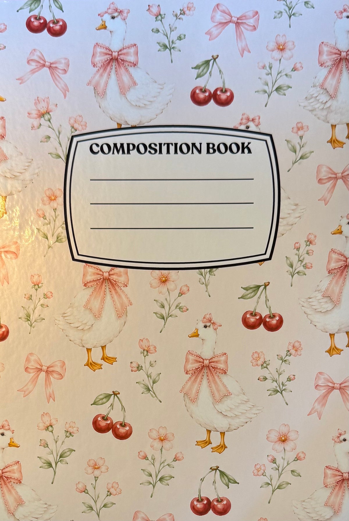 Custom Wrapped Notebook-Cute Prints