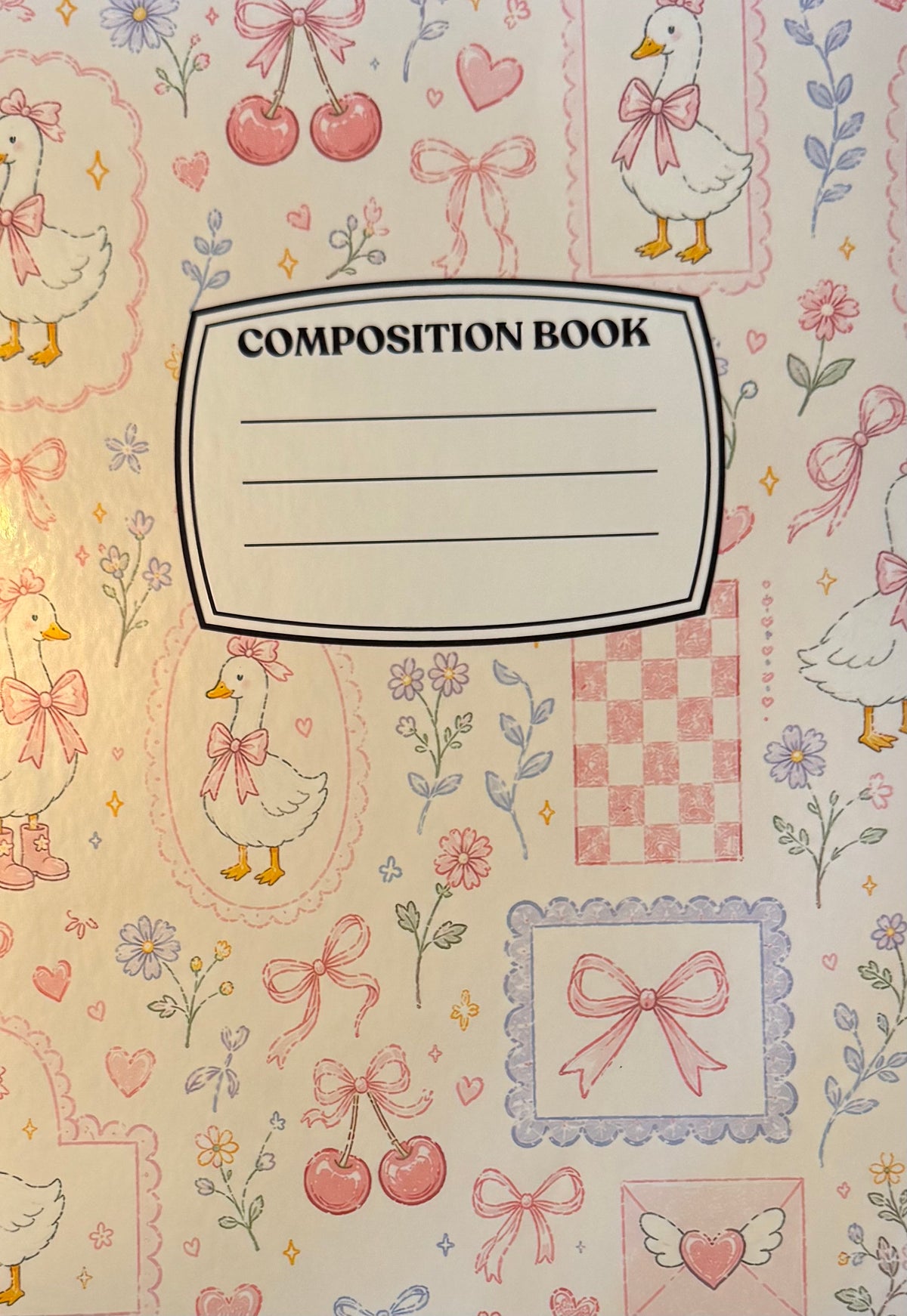 Custom Wrapped Notebook-Cute Prints