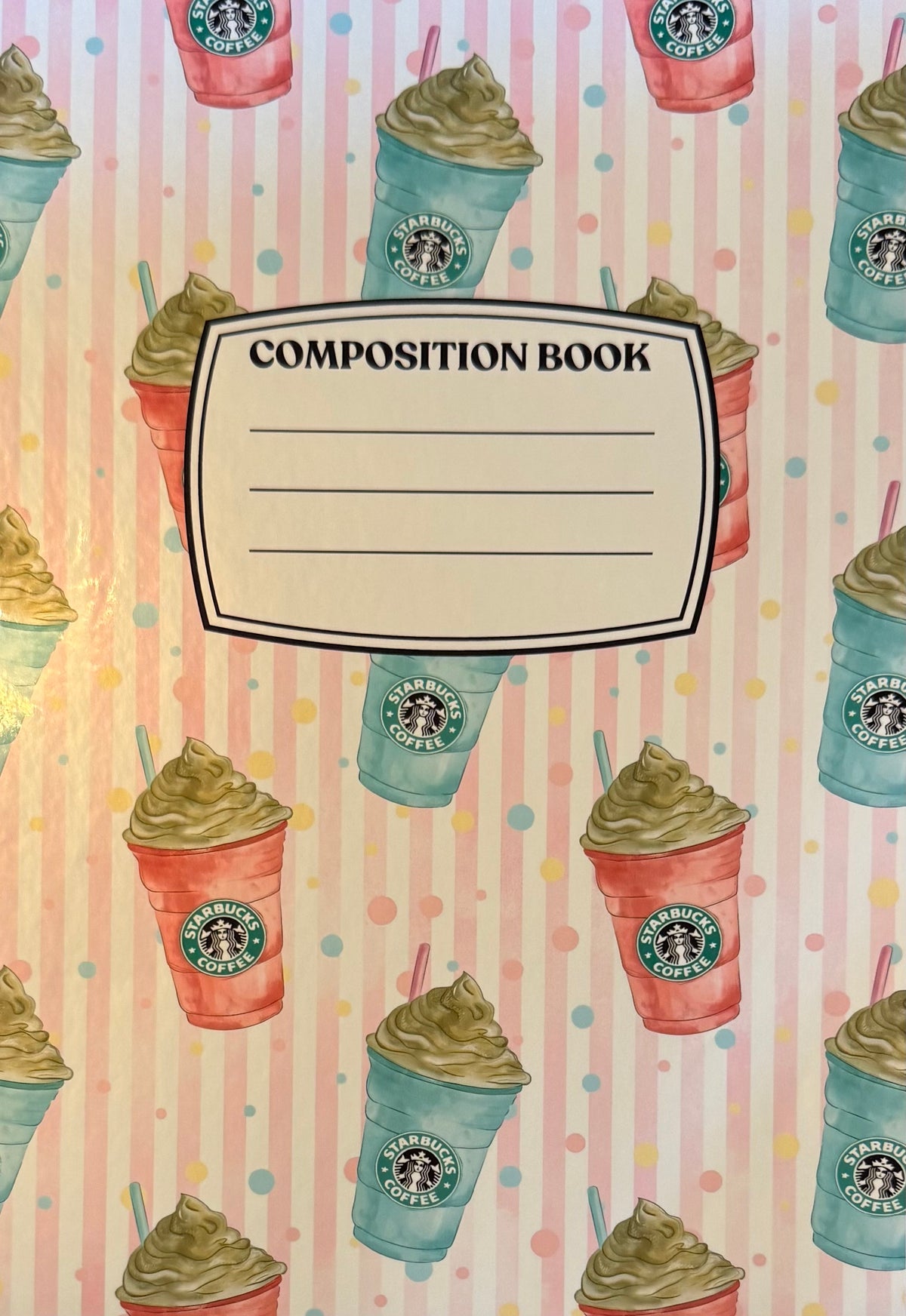 Custom Wrapped Notebook-Food/Drink