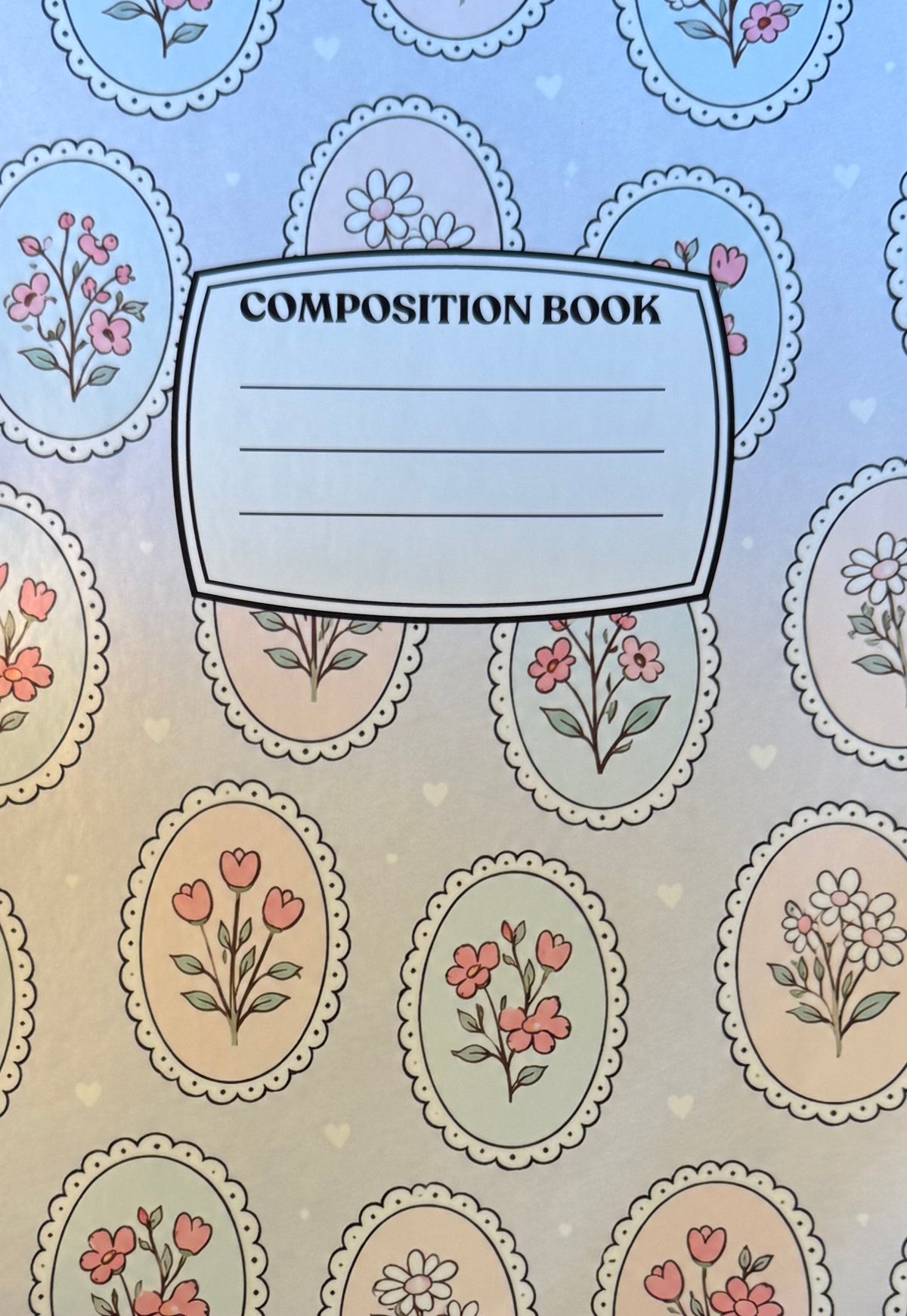 Custom Wrapped Notebook-Cute Prints