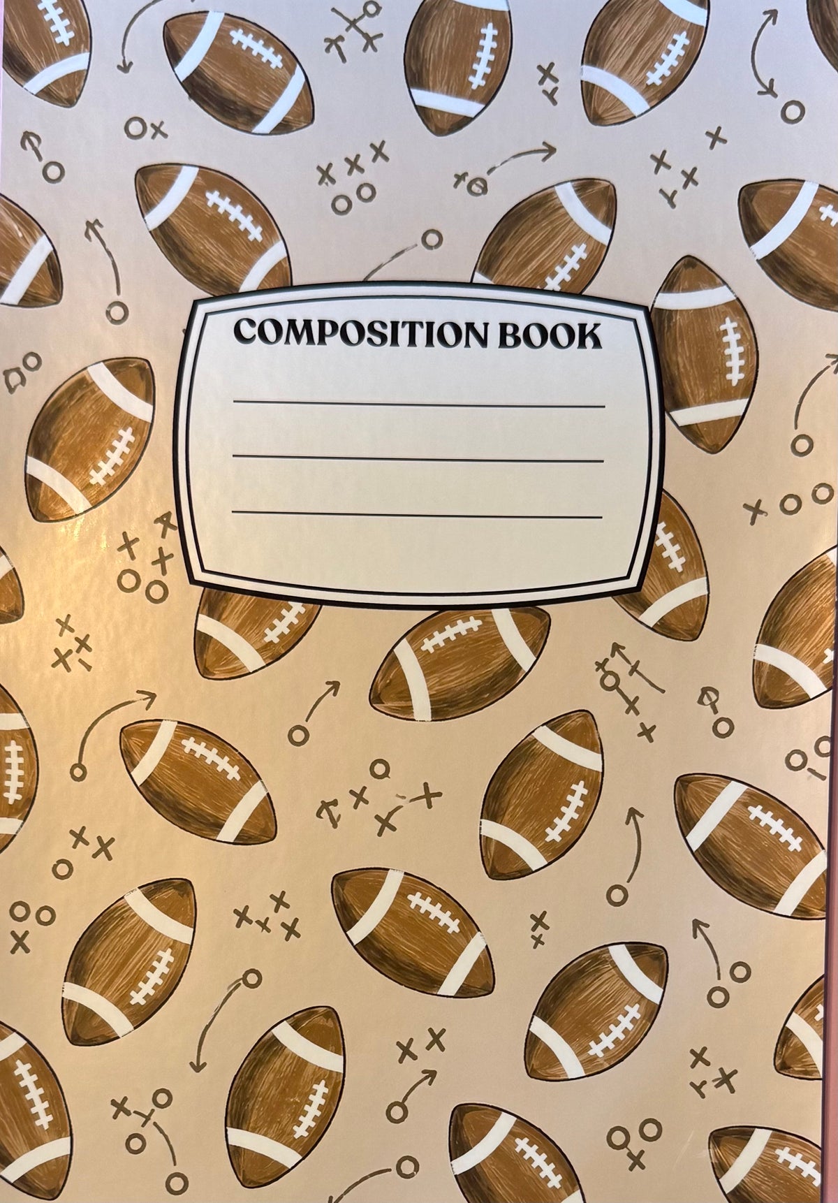 Custom Wrapped Notebook-Sports