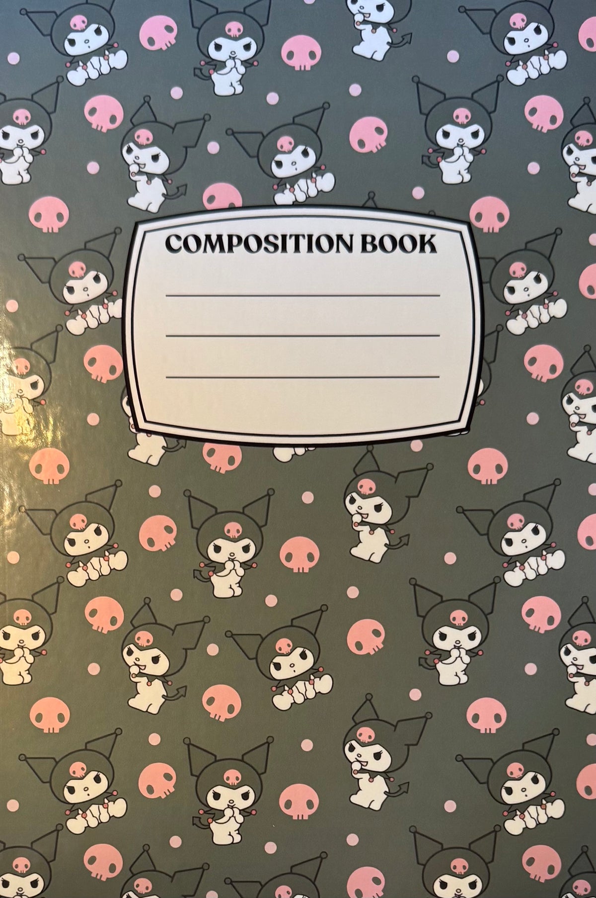 Custom Wrapped Notebook-Characters