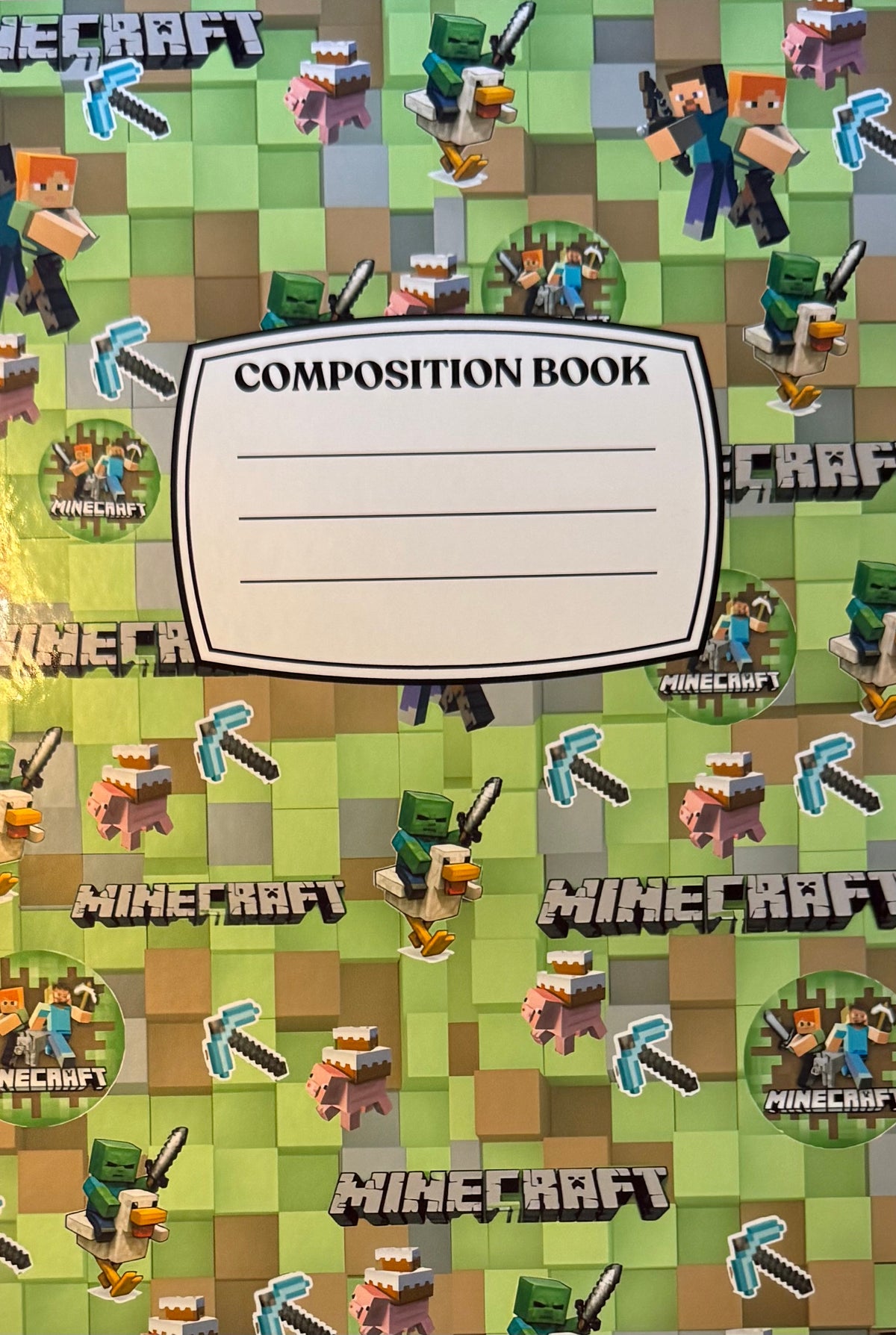 Custom Wrapped Notebook-Characters