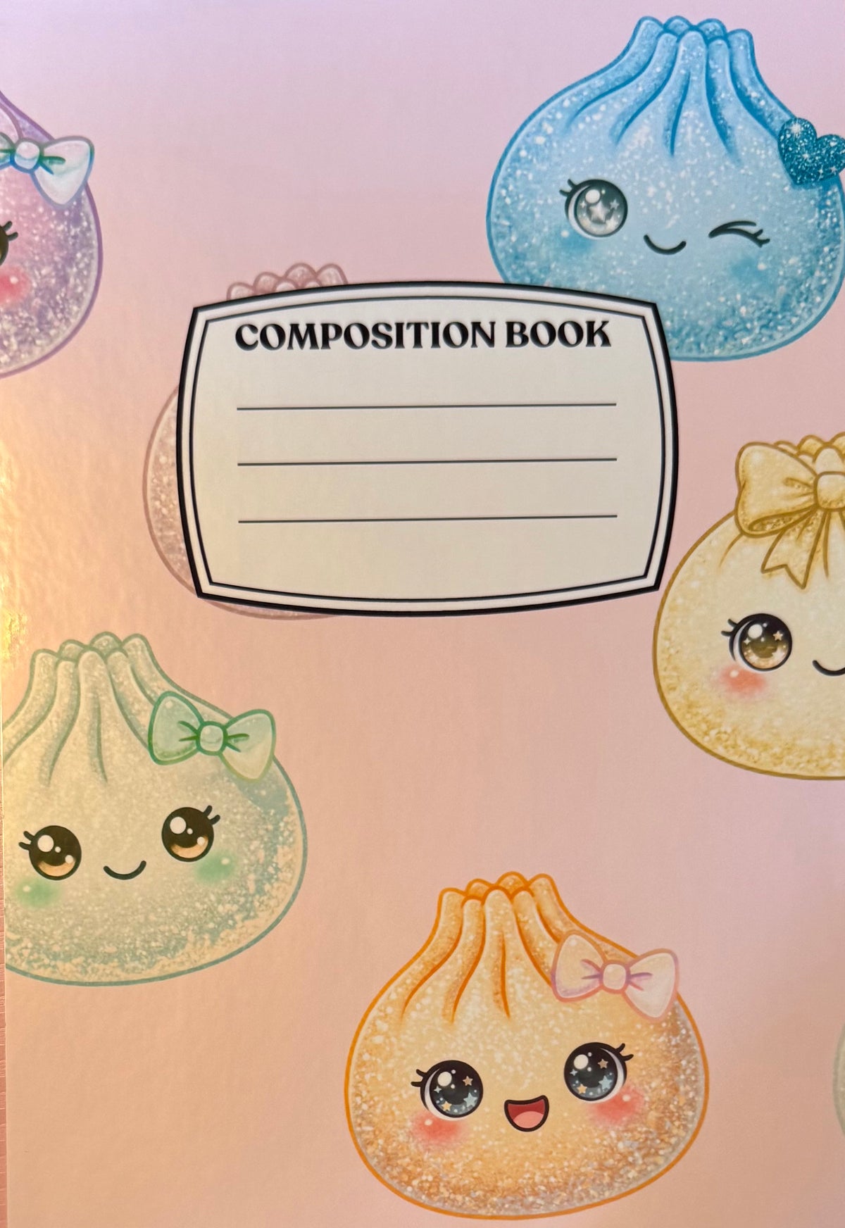 Custom Wrapped Notebook-Characters