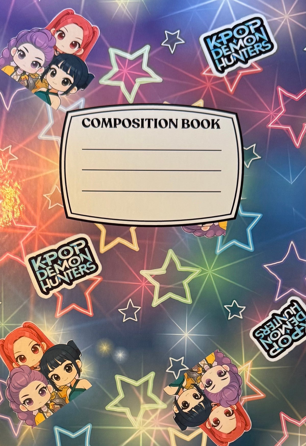 Custom Wrapped Notebook-Characters