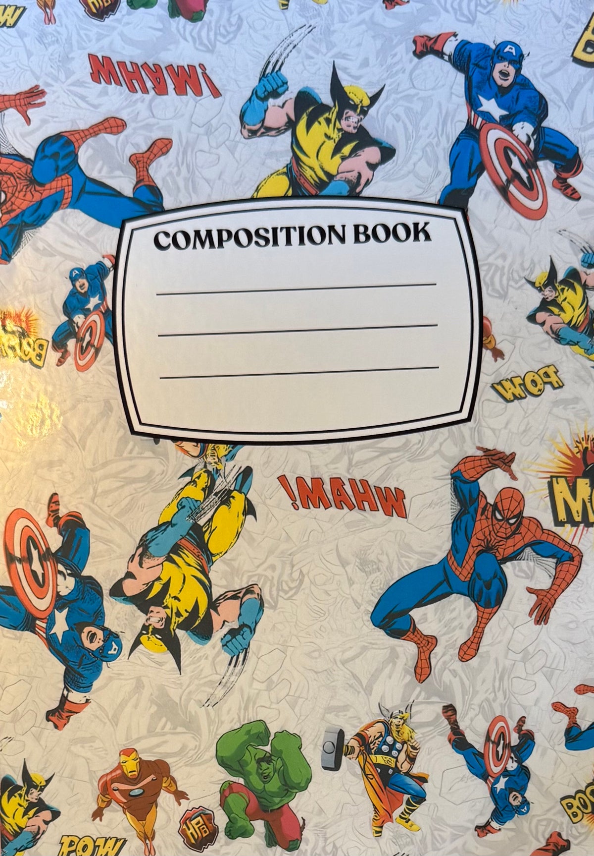 Custom Wrapped Notebook-Characters
