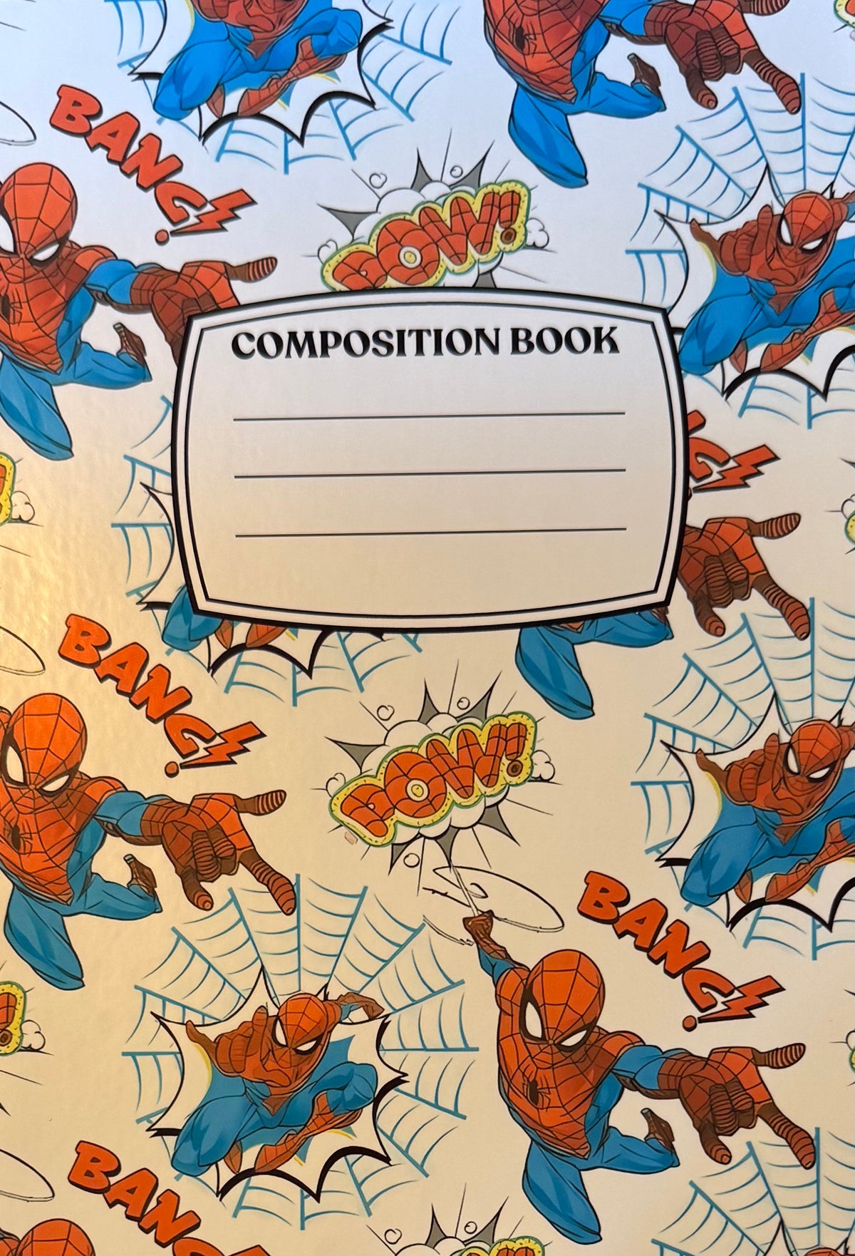 Custom Wrapped Notebook-Characters