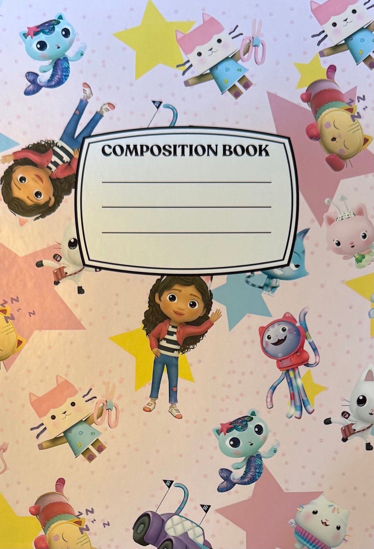 Custom Wrapped Notebook-Characters