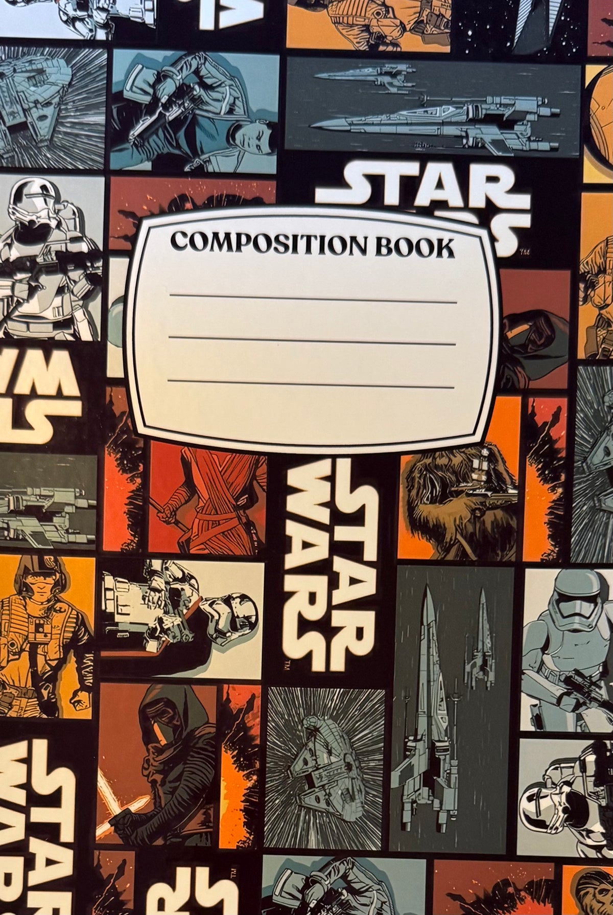 Custom Wrapped Notebook-Characters